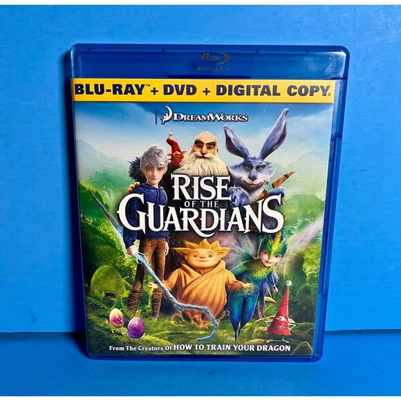 Rise of the Guardians Blu-ray DVD DreamWorks 2-Disc Combo Pack -  Kids Animated - Picture 1 of 8